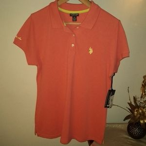 NWT US POLO ASSN. polo shirt. %100 cotton , XL but runs small...
